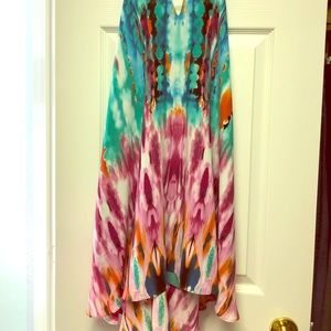 Multi color halter sun dress that is tiedye for 😘